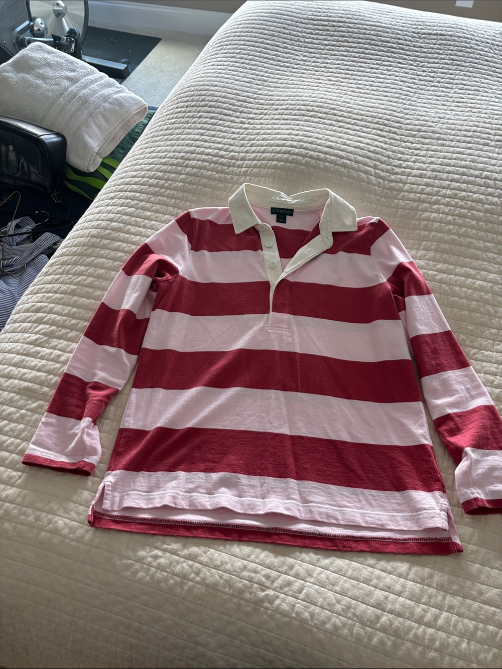 J Crew striped rugby
